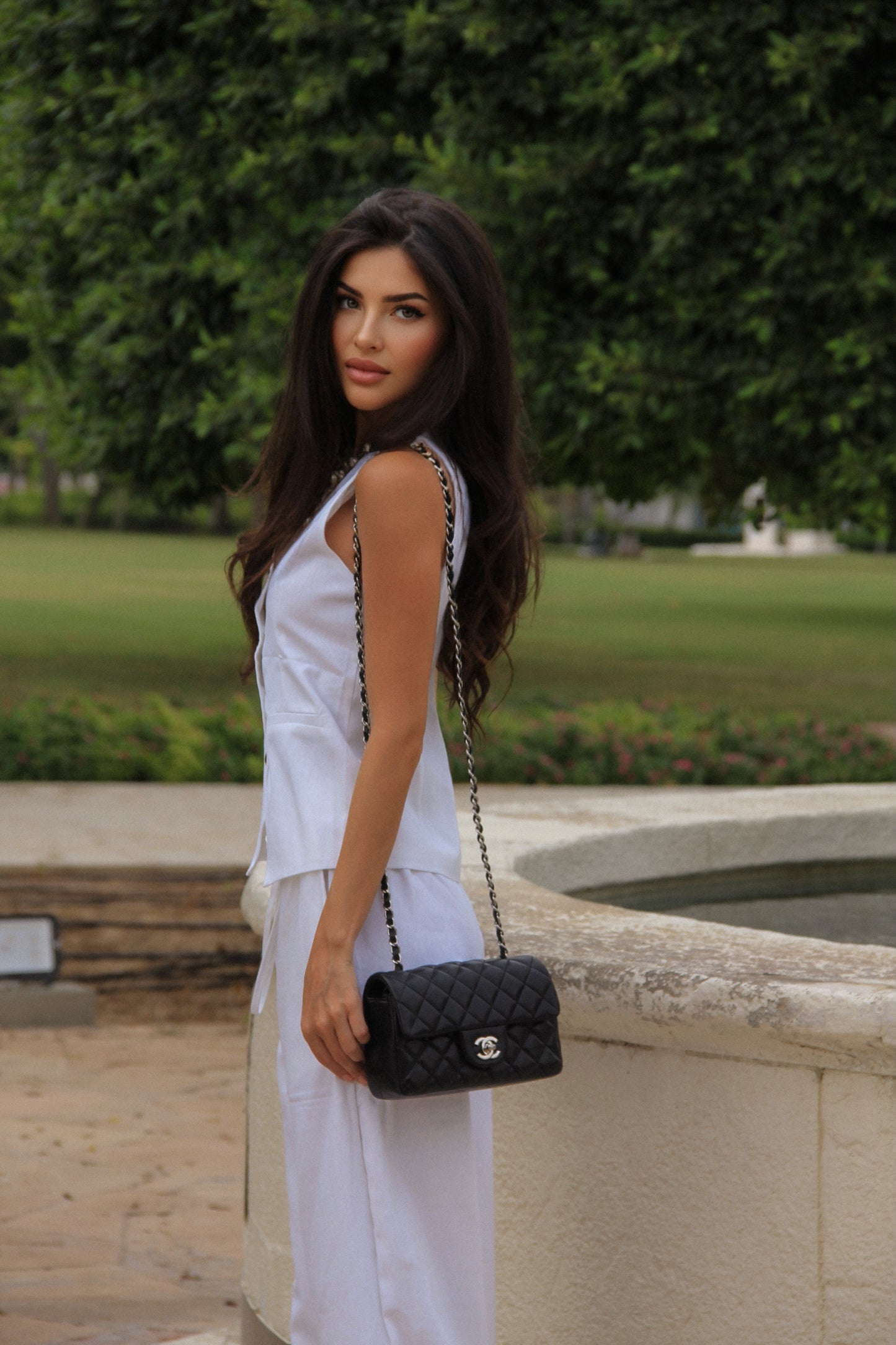 Marie Suit Linnen White