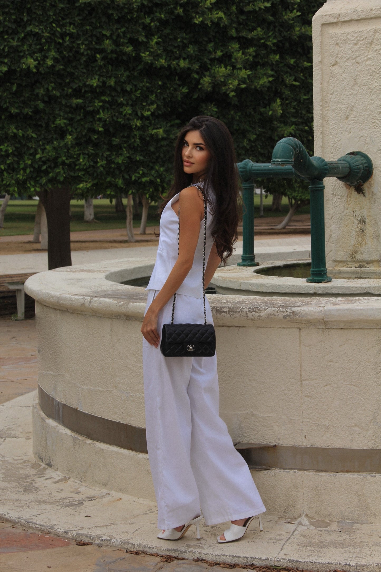 Marie Suit Linnen White