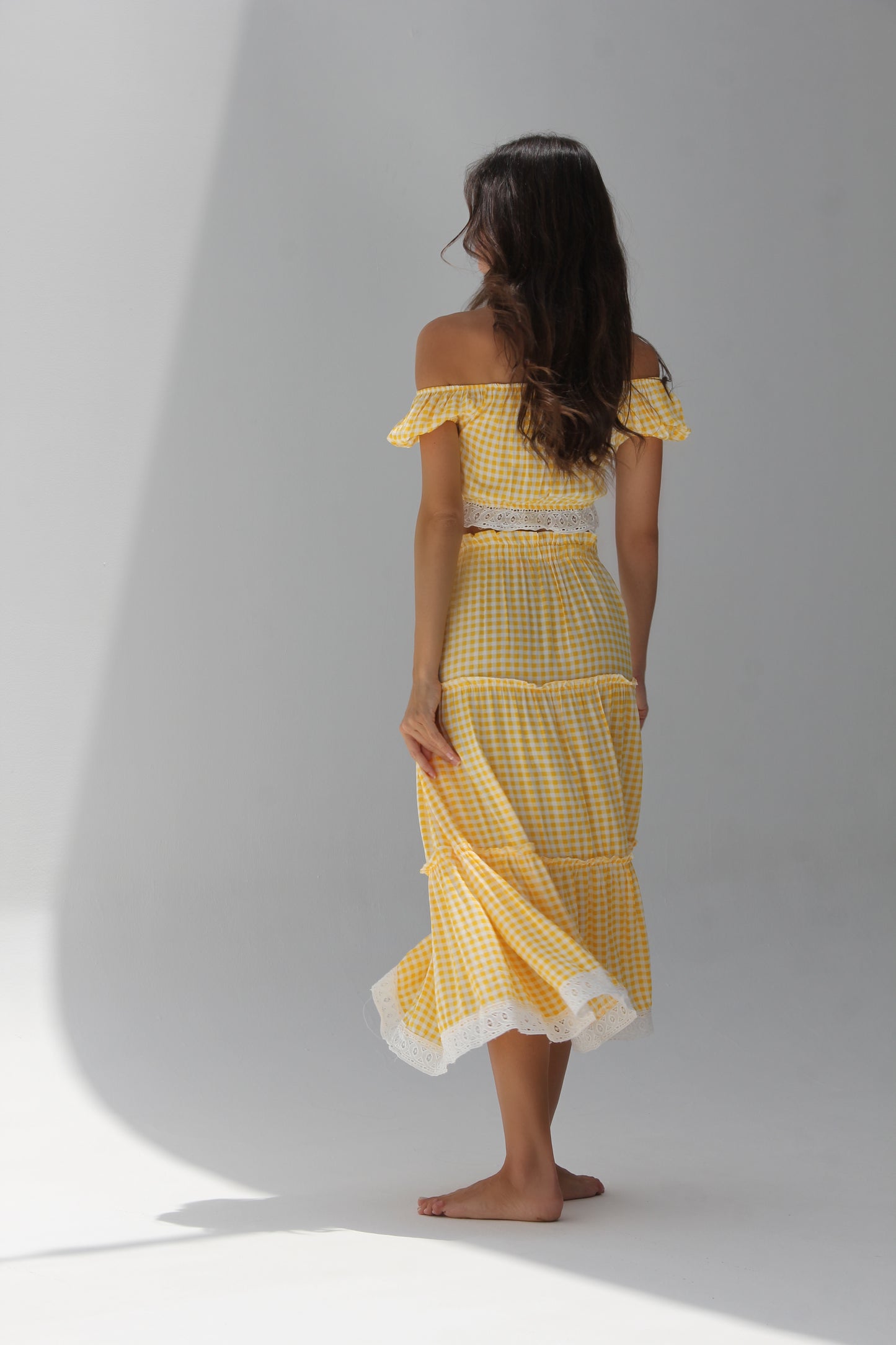 Jaune Lace Set