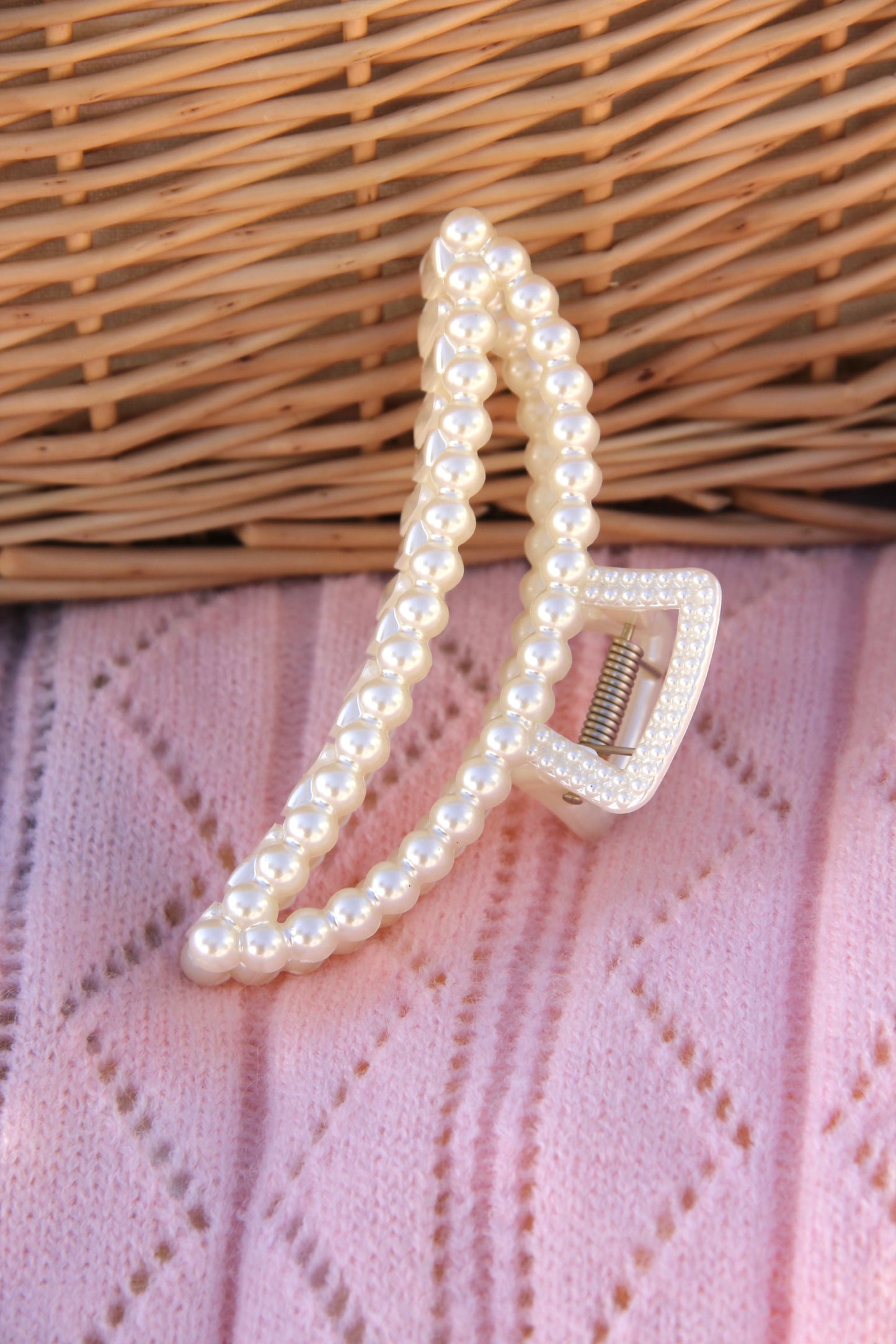Pearl Moon Hair Clip