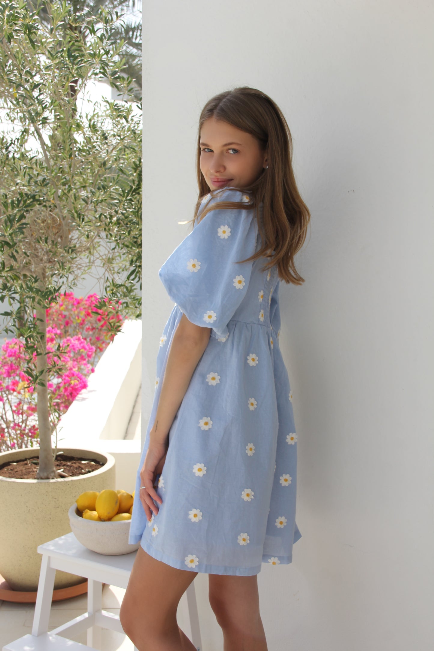 Daisy Dress Blue