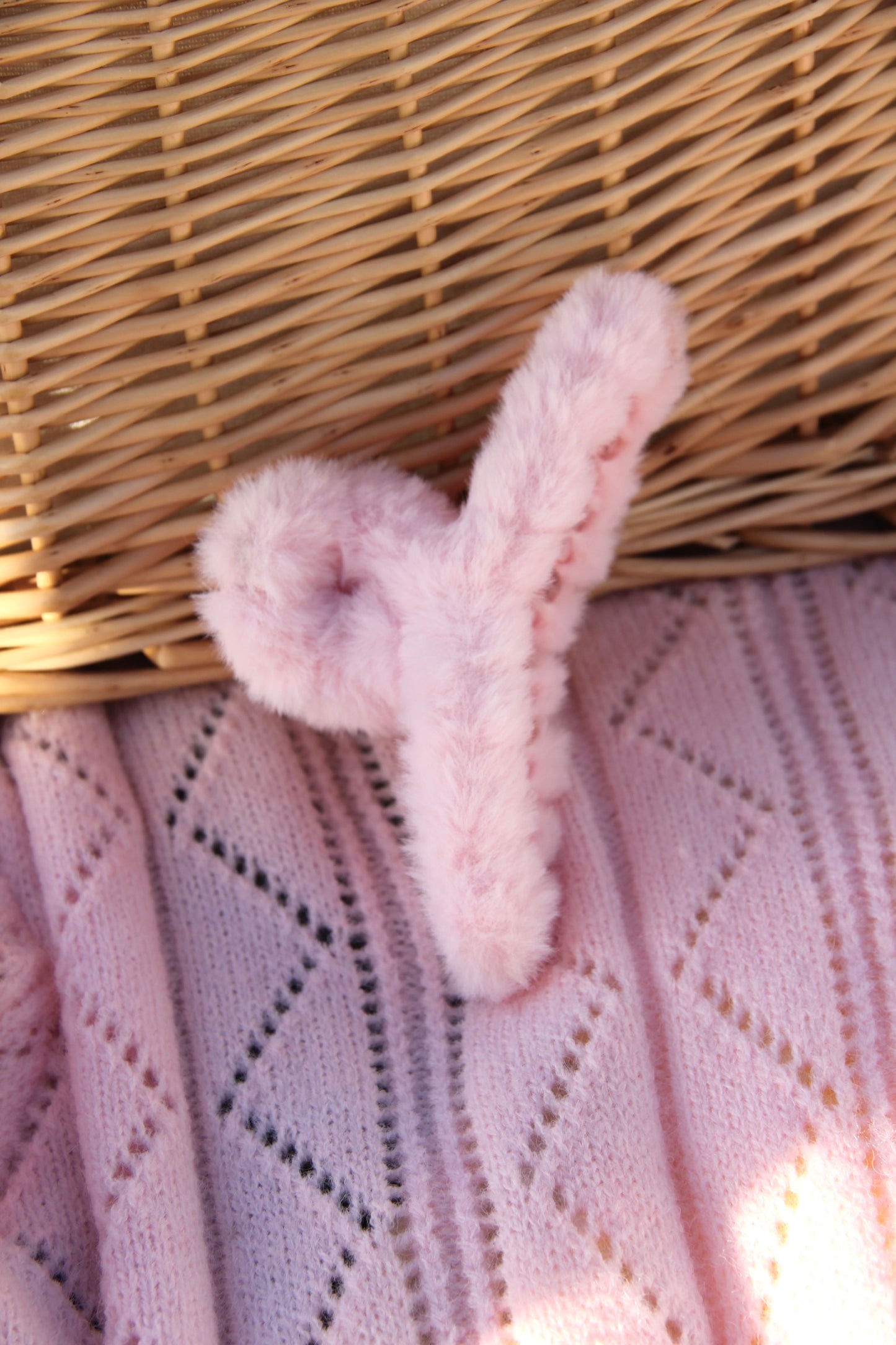 Cotton Candy Hair Clip