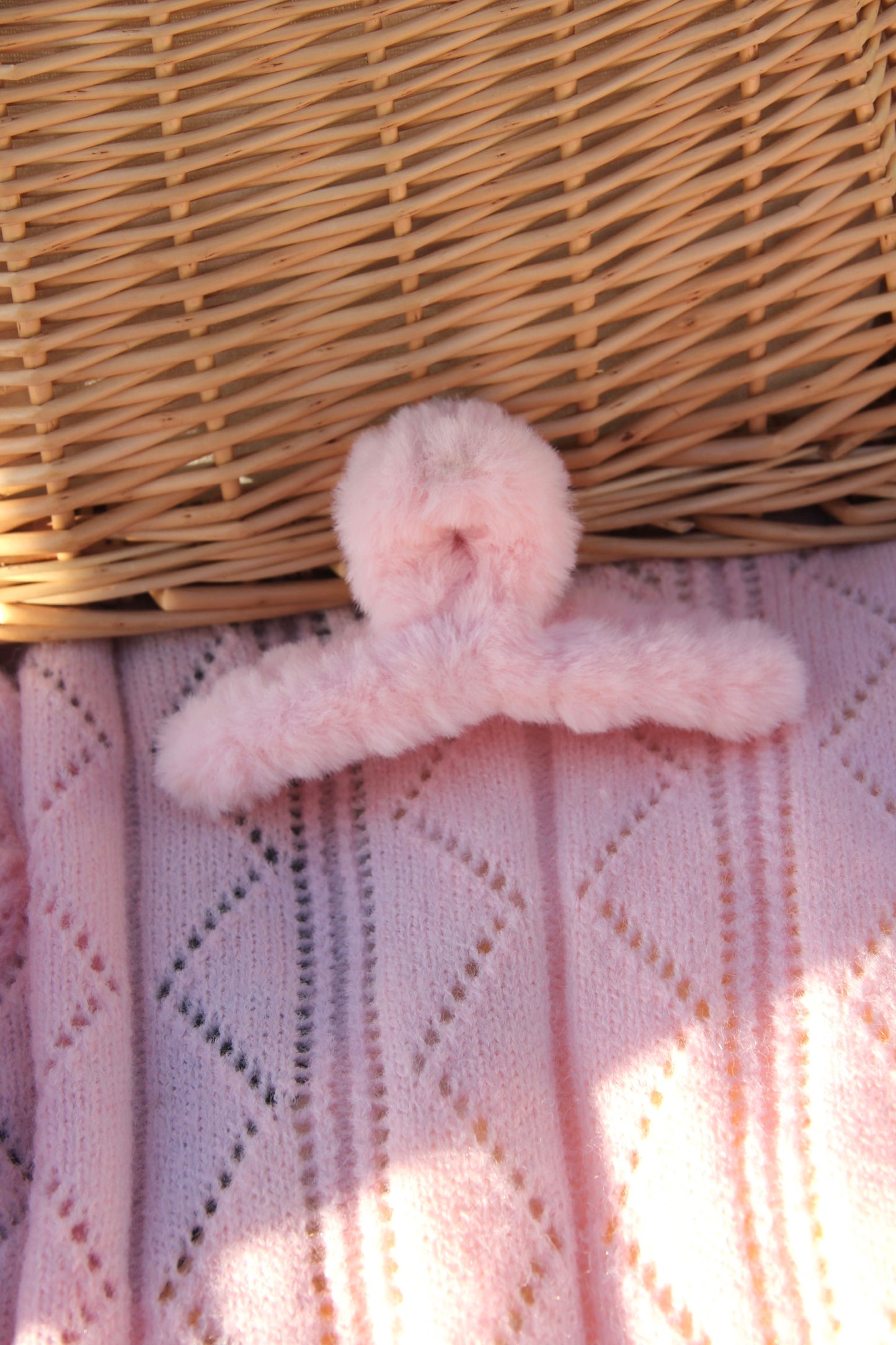 Cotton Candy Hair Clip