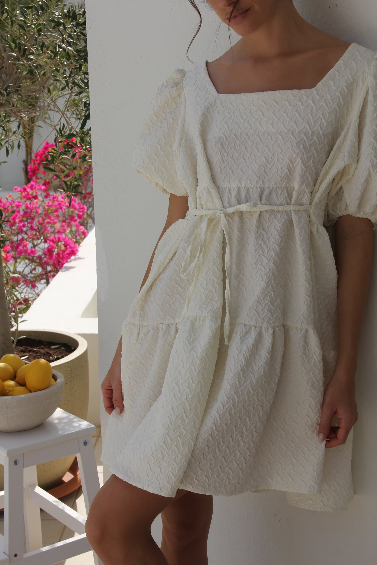 Chloe Dress White