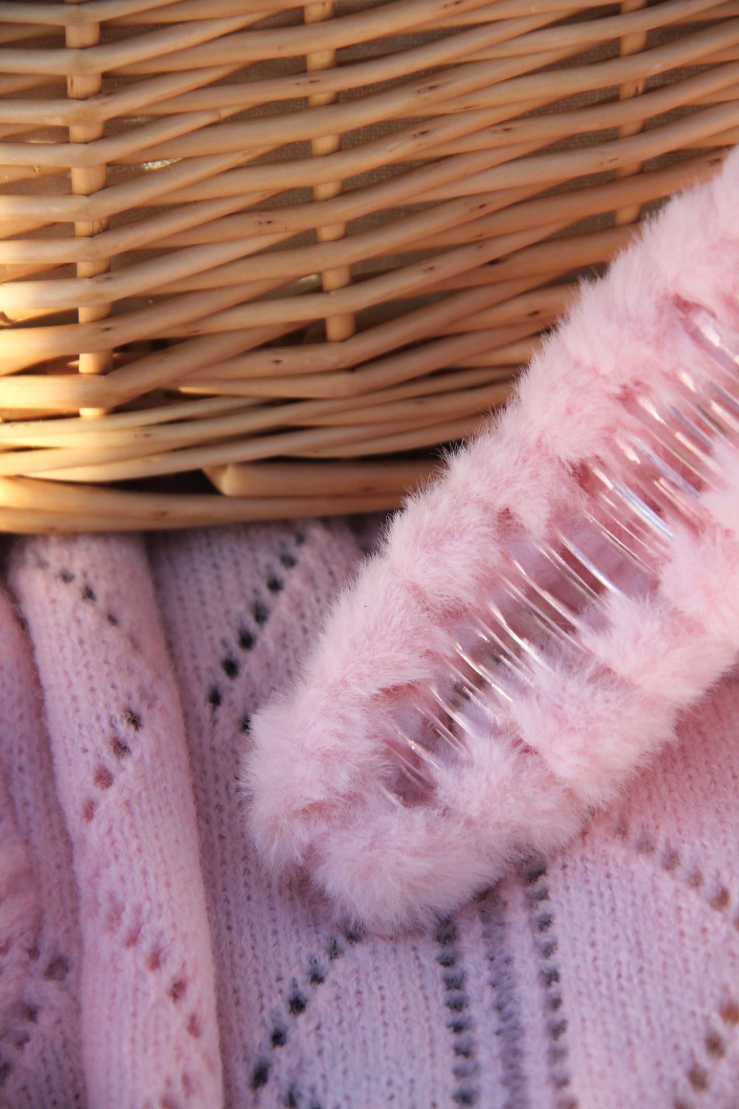 Cotton Candy Hair Clip