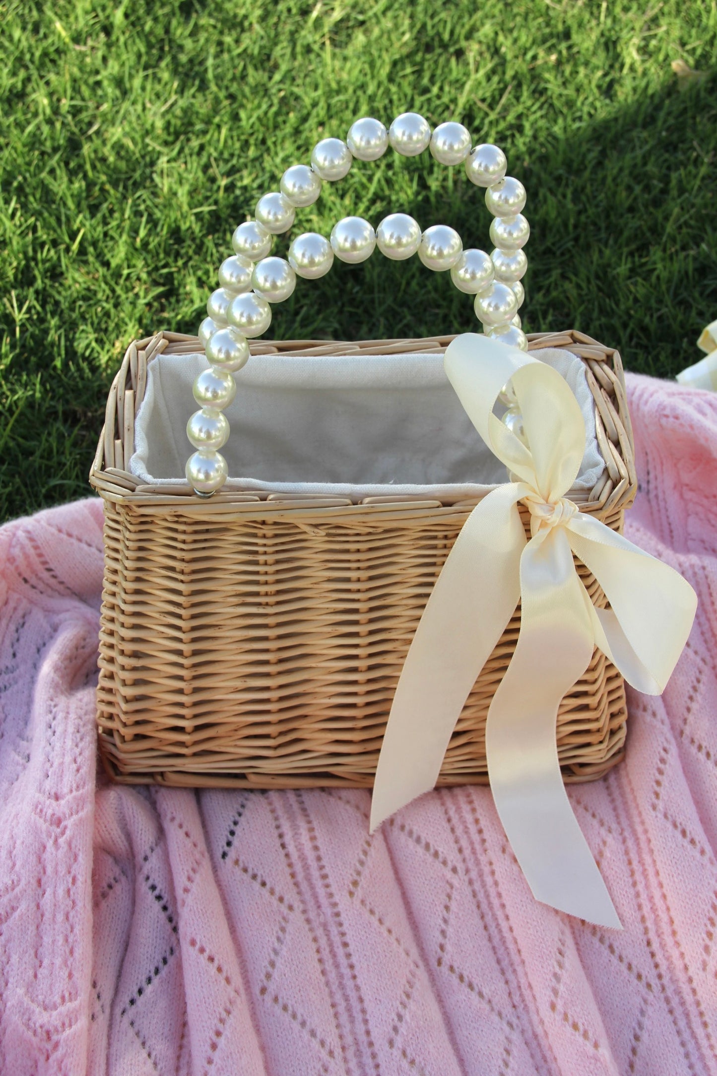 Summer Garden Basket Bag