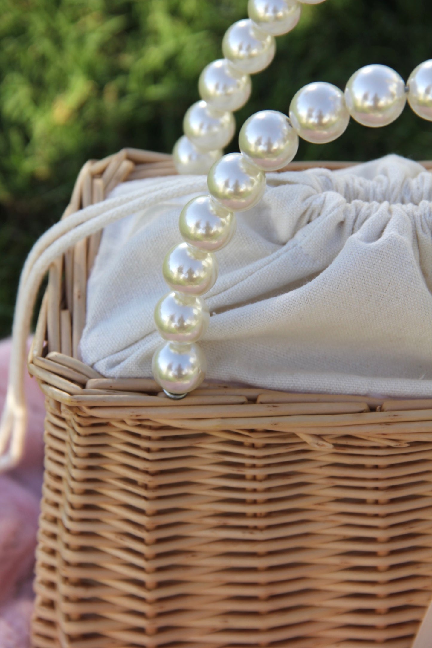 Summer Garden Basket Bag