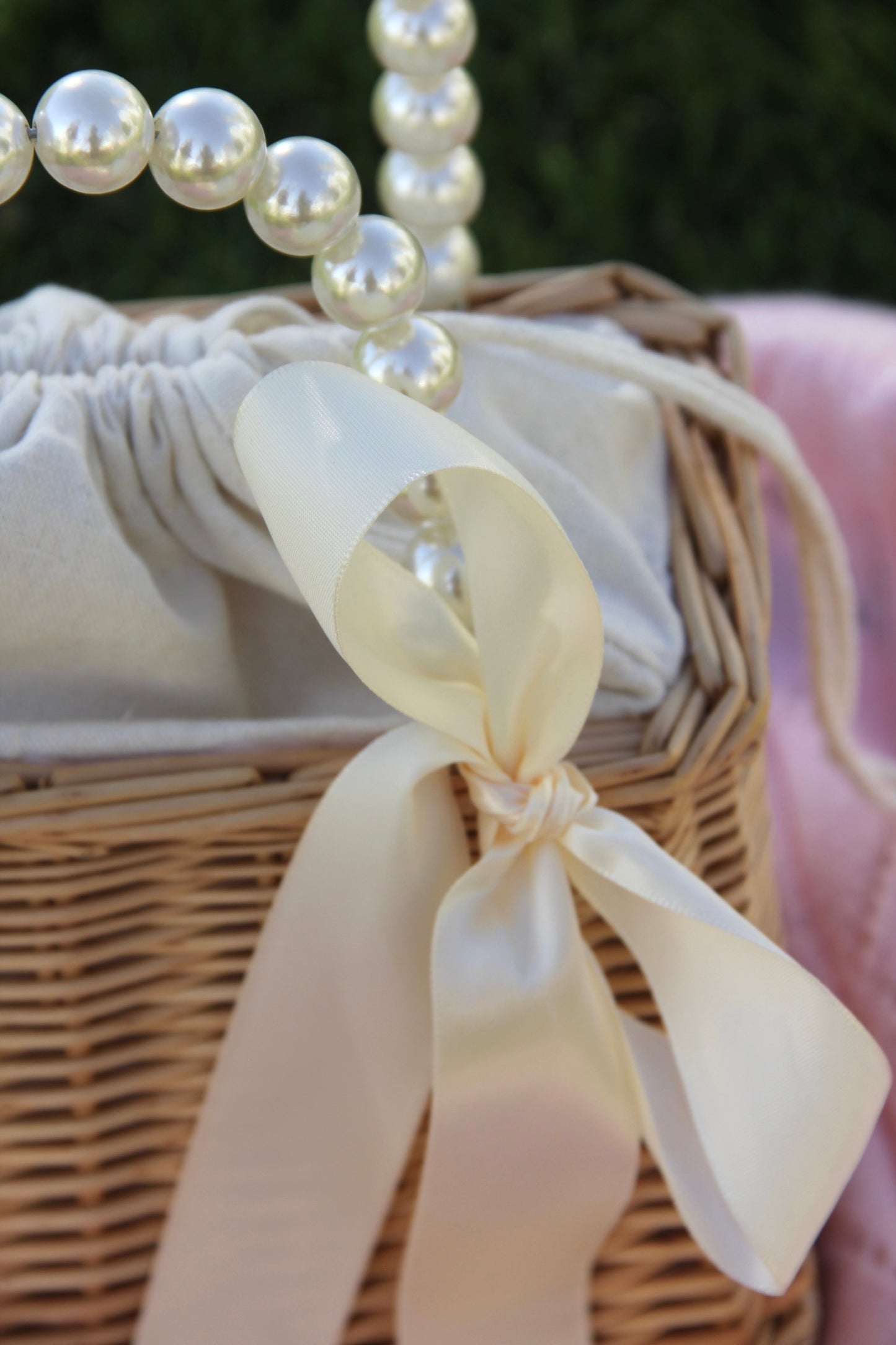 Summer Garden Basket Bag