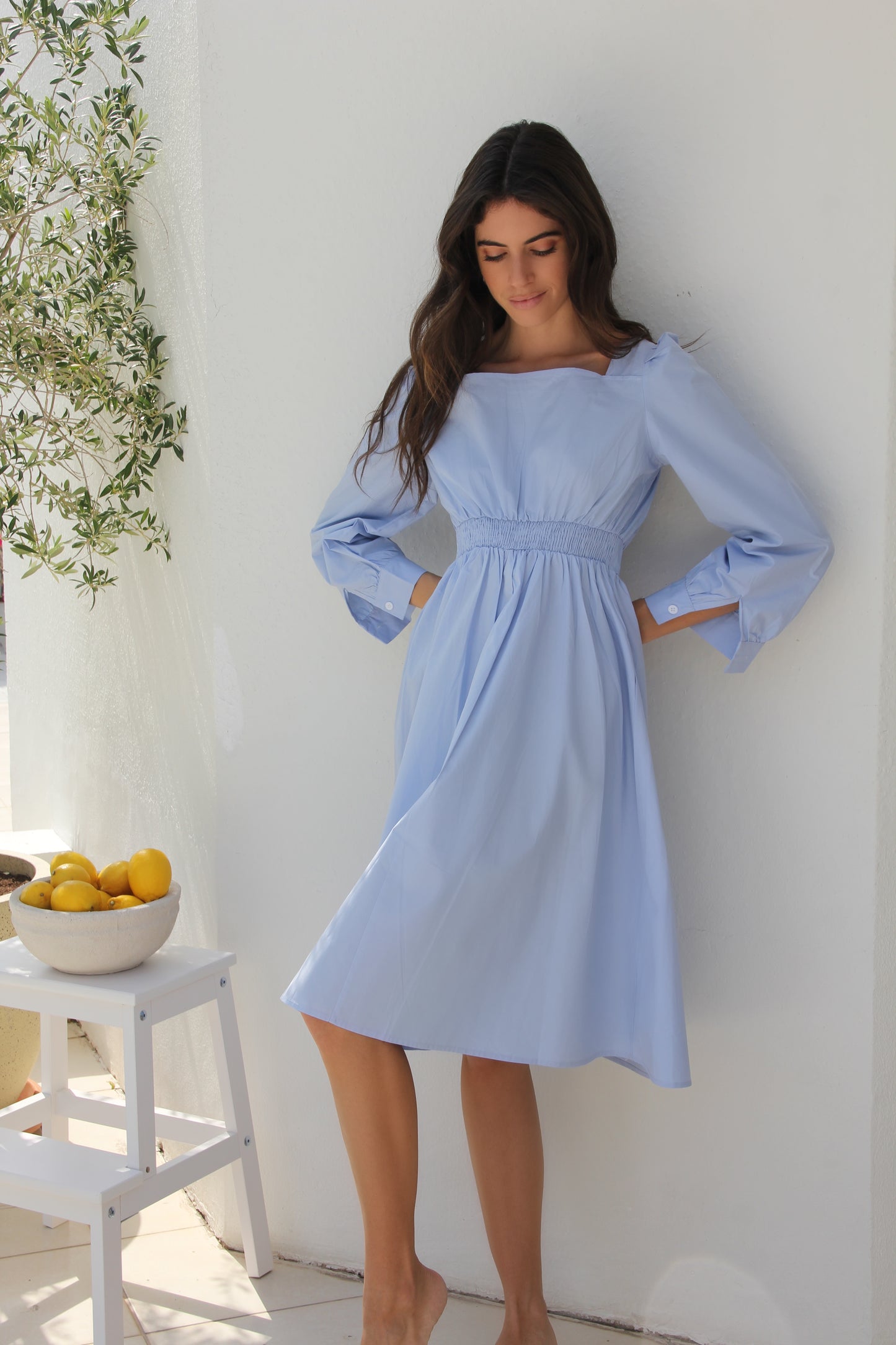 Dalia Dress Blue